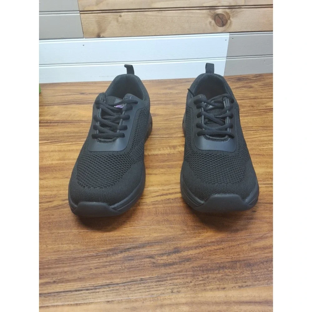 Apis Fitec 9328  Women's Extreme-Light Knitted Walking Shoe 10 Width 5E Black